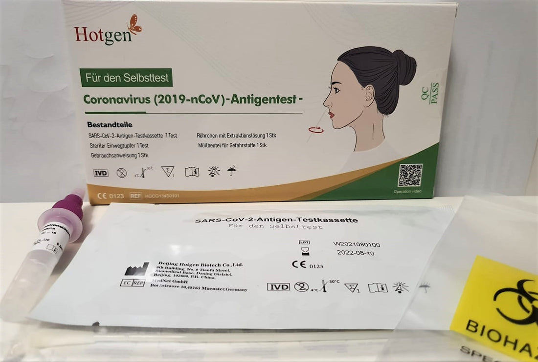 Hitri antigenski testi za samotestiranje Hotgen (15 KOSOV) | Brezplačna dostava